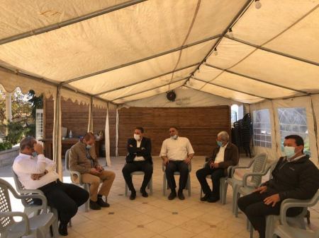 رئيس مركز السلطات المحلية حاييم بيباس يقوم بجولة في وادي عارة لبحث سبل مكافحة العنف والجريمة